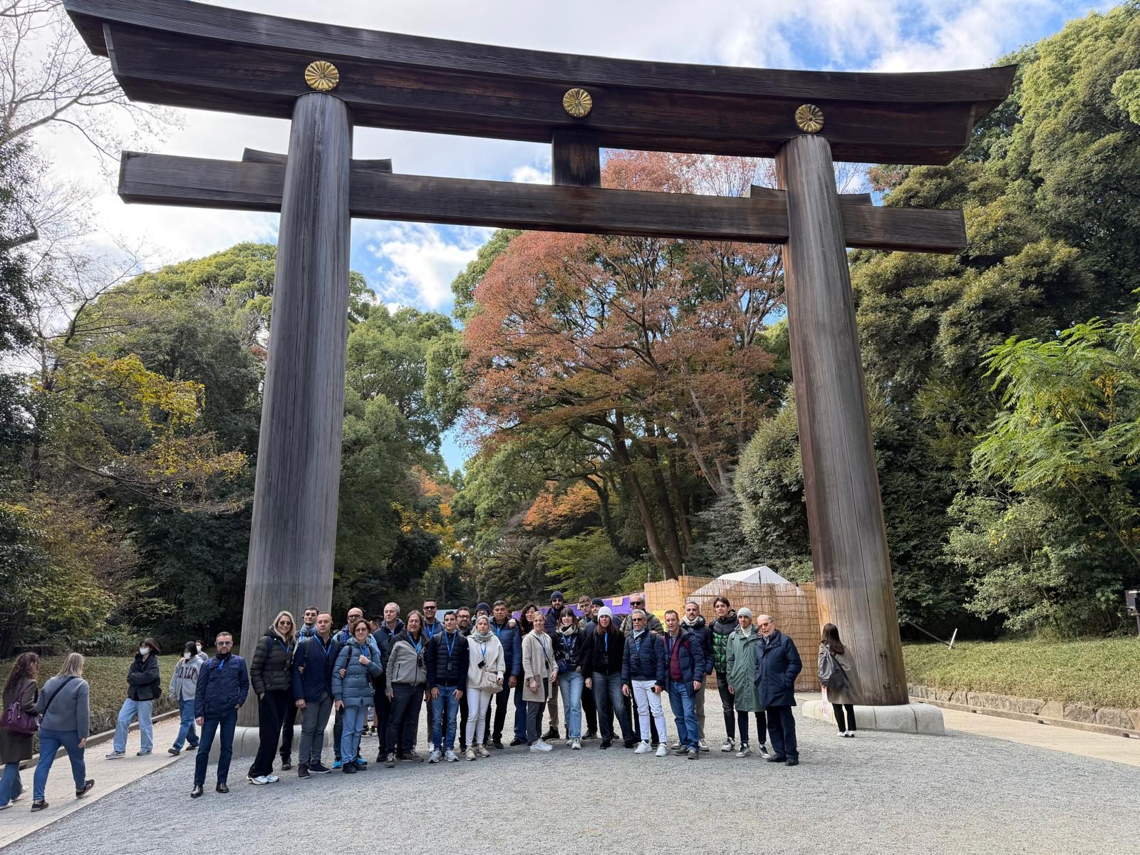 Gruppo di imprenditori in viaggio con i-aer LAB